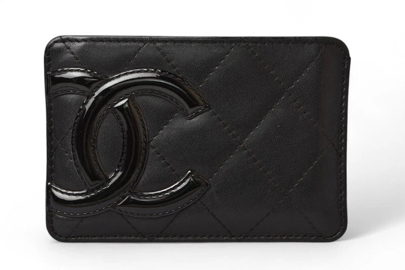 Chanel Card Case/Business Holder Cambon Line Leather Black/Black - Image 2 of 4