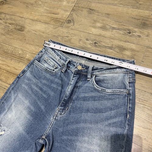 Flying Monkey Women's Size 27 High Rise Mom Distressed Boyfriend Jeans - Picture 11 of 13