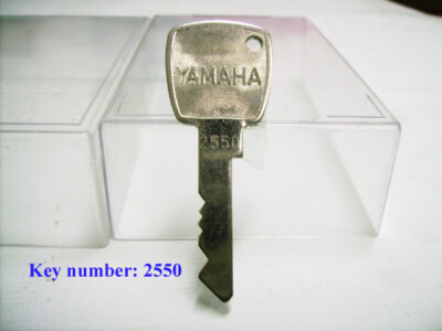 Yamaha YL1 Main Switch Pre-Cutted Key 2550 NOS 132-82508-30