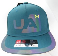 Under Armour Youth Dark Teal/Gray Flat Fit Snap-Back Ball Cap. New with Tags.
