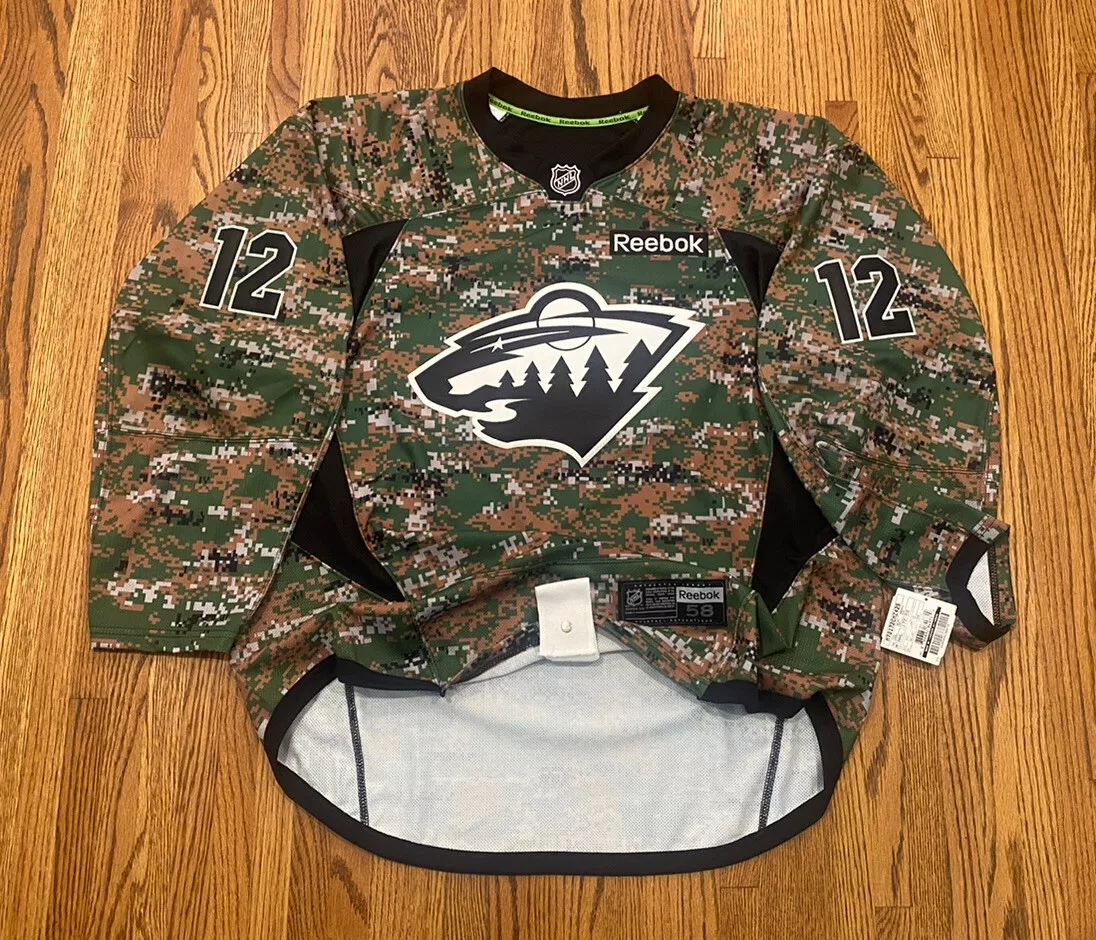 Minnesota wild on sale camo jersey