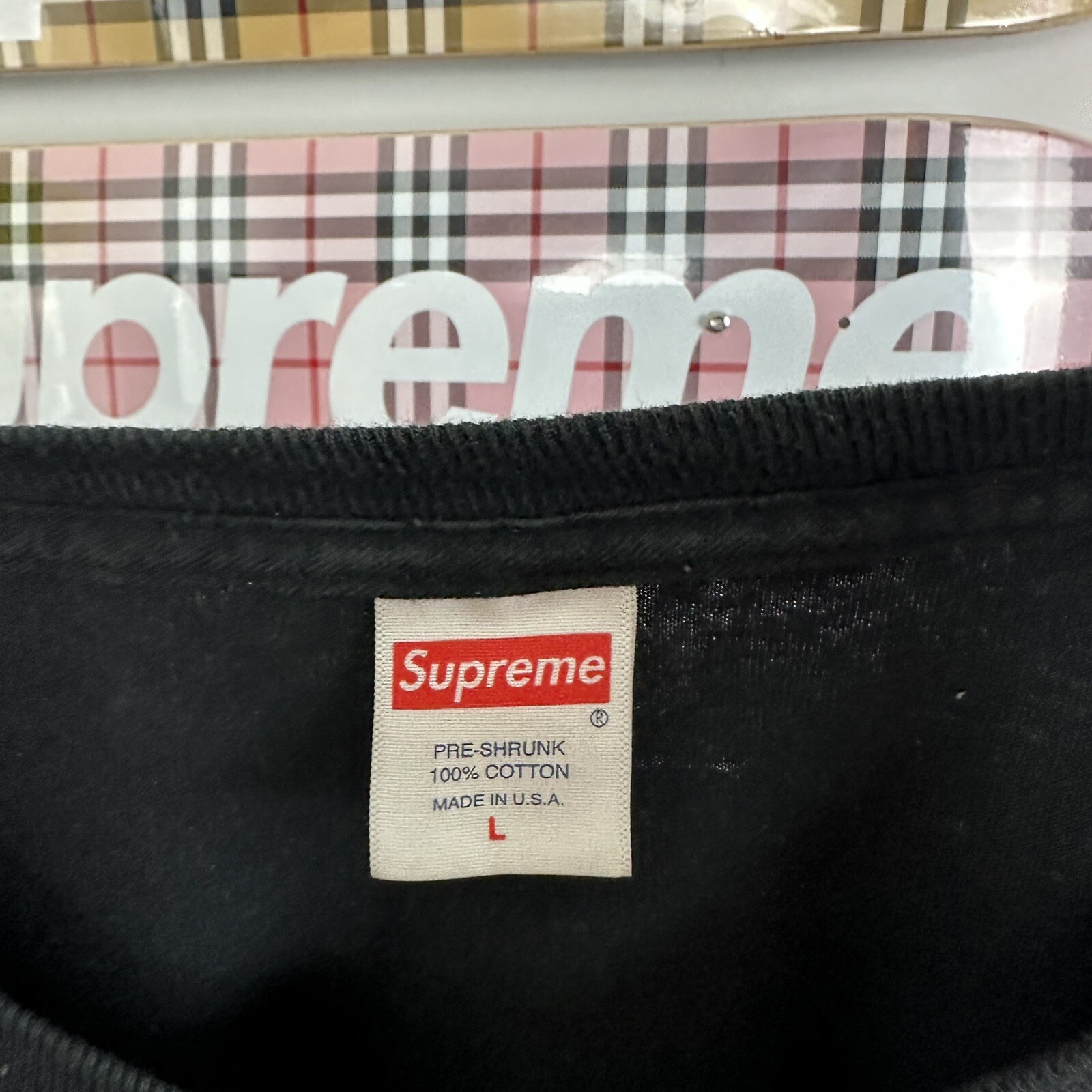 Supreme Stack Tee - Black - FW21 - image 6