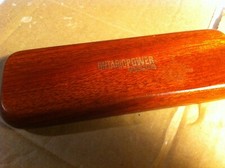 Wood pen and case blue ink