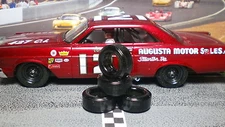 "XPG" URETHANE SLOT CAR TIRES 2pr PGT-21093XD NEW SIZE fit MONOGRAM Nascar Racer