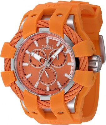 Invicta Bolt 47836 Sportmodell Orange Herrenuhr Neu