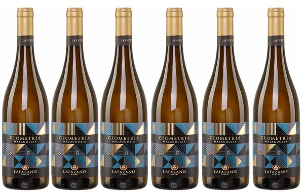 Malagousia Geometria Trockener WeißWein 6X 0,75L | WeißWein Aus Griechenland-image