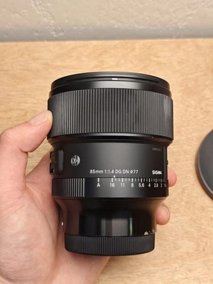 Sigma 85mm F1.4 DG DN Lens for Sony E Mount Full Frame Portrait Prime