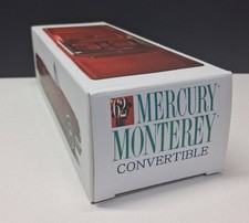 1962 Mercury Monterey Convertible Custom Dealer Promo Model Box Only No Car
