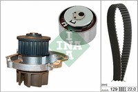 Wasserpumpe + Zahnriemensatz Schaeffler INA 530 0462 30 FüR Fiat Lancia Ford 500
