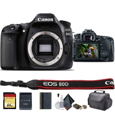 Canon EOS 80D DSLR Camera (1263C004) - Starter Bundle