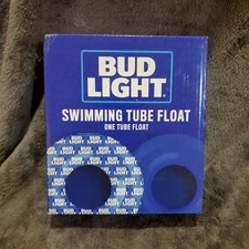 Bud Light Beer Inflatable Swimming Tube Float Adult Swim Ring Float Pools