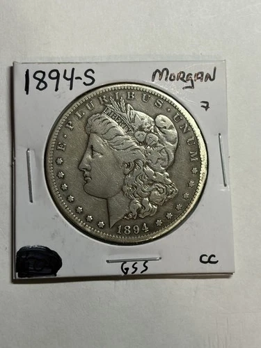 1894 S Morgan Silver Dollar $1 VF/XF Tough Date San Francisco Mint