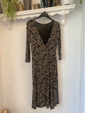 Marks & Spencer’s Stretchy Wrap Dress Uk 10 Ref Js1