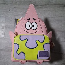 Image of Loungefly Patrick Star Mini Backpack Nickelodeon 20th Anniversary Spongebob New