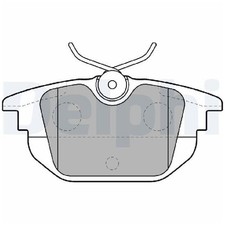 Satz Bremsbeläge Bremsklötze hinten für Fiat Punto 176 Tempra 159 S.W. | 2461