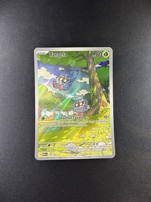 rare tangela pokemon card 178/165 PSA 9 Zapp! Comics 2026 Game Tangela 178/165 Illustration Rare 151