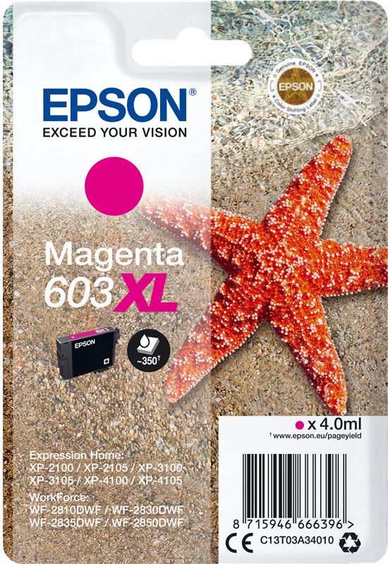 Cartouche encre Epson 603 XL magenta haute capacite pour imprimante jet d encre Expression Home