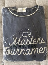 NEW 2026 The Masters Crew Neck Navy Sweatshirt Augusta Scripted NWT Size Large