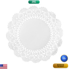 Hoffmaster 500234 Cambridge Lace Doily 5 Diameter White Case Of 1000