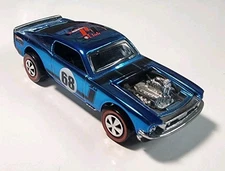 2008 Hot Wheels Red Line Club Exclusive Car Blue Boss Hoss 1/64 Diecast Mustang