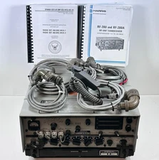 Harris RT-1230 URC-94 HF Radio w/ All Accessory Cables & Shock Mount