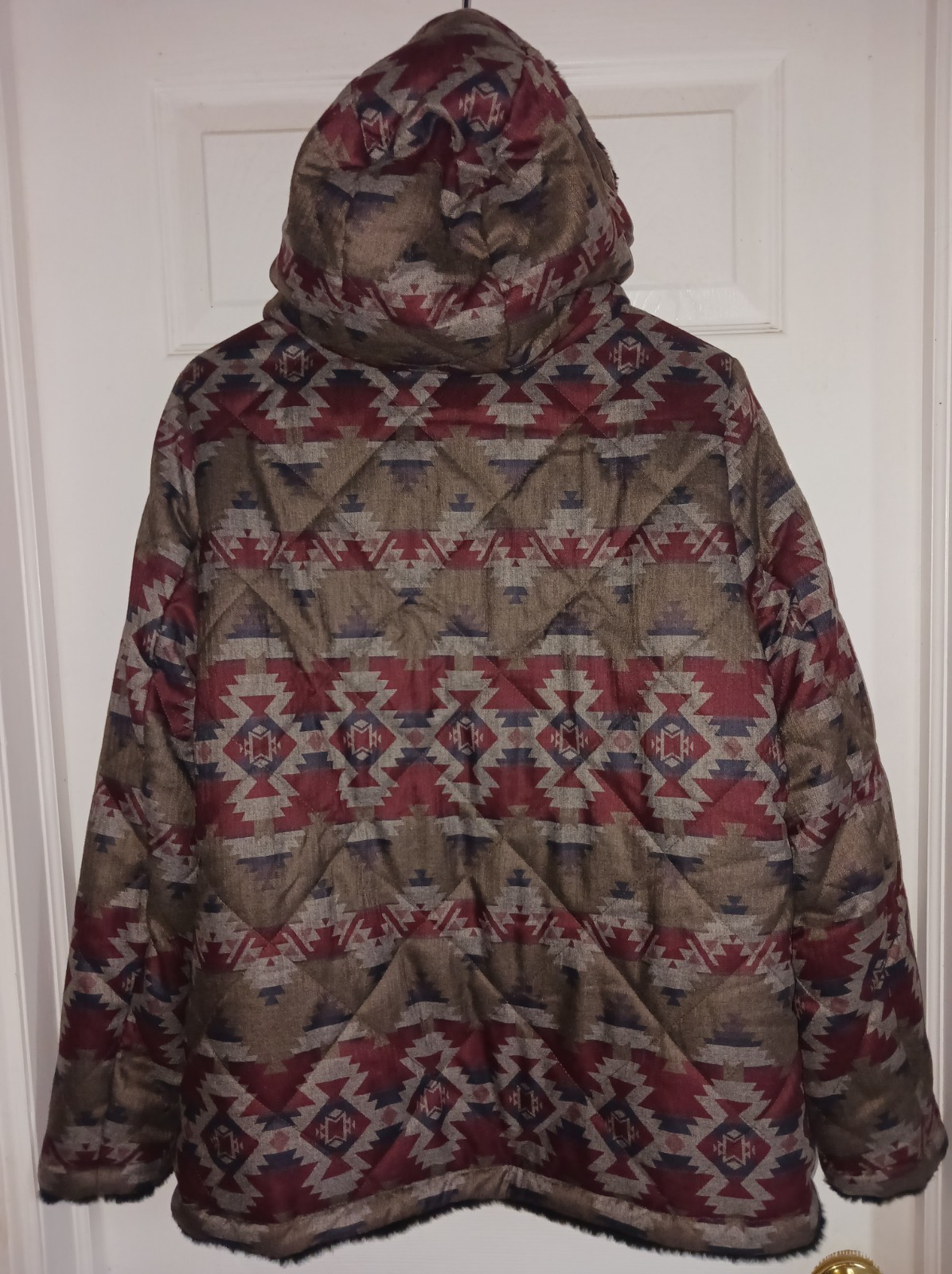 Pendleton Women's Reversible Coat M Button Down T… - image 2