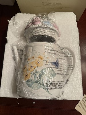 Lenox Butterfly Meadow Watering Can Cookie Jar EASTER BRAND NEW IN BOX
