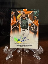 2025 Topps Series 1 Baseball Stars Orange /25 #BSA-SL Shea Langeliers Auto (RC)