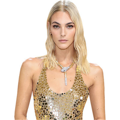 Vittoria Ceretti (Goldkleid) Half Body Buddy Cutout
