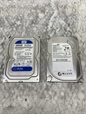 Lot of 10 500 GB SATA HDD 3.5" Mixed Brands