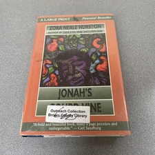 Jonah's Gourd Vine Zora Neale Hurston (1998, Hardcover) large print ex-library