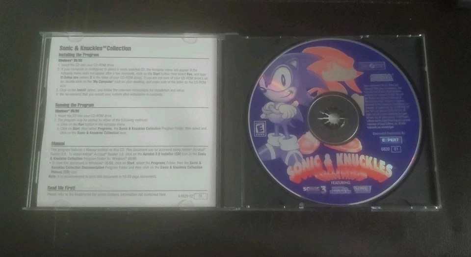 Sonic & Knuckles Collection Sega PC Windows Game 3 in 1 Super Family FUN - Image 3 of 3