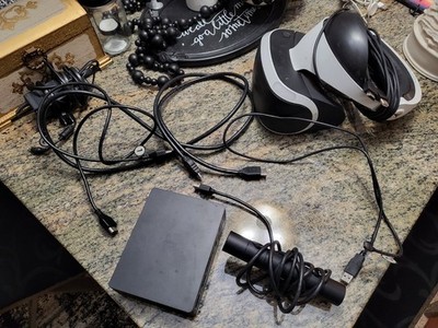 Ps4 Vr Equipment Headseat Used  Still Works All Qmwir3s Accounted Fore