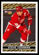 1993-94 TOPPS PREMIER #16 STEVE YZERMAN BLACK GOLD