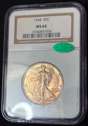 1944-P Walking Liberty Half Dollar — photo from the most recent tracked eBay sale