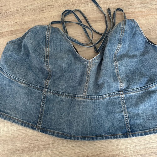 Wild Fable 3XL Denim Neckholder Top Neu mit Etikett