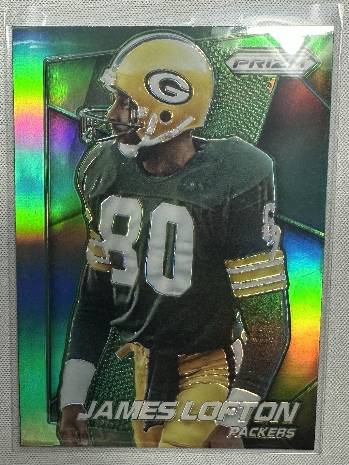 2014 James Lofton Green Prizm Panini Prizm Football[#127][Green Bay Packers]