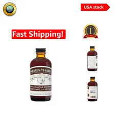 4 Ounce Madagascar Bourbon Pure Vanilla Extract - All-Natural Baking Enhancer