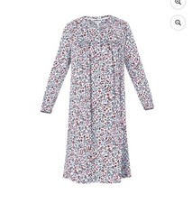 NWT ARIA Size XL Velvet Minky Fleece Multicolor Floral LONG Nightgown Soft New