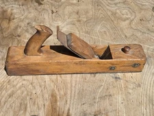 Antique Ogontz Tool Co No. 13 Wood Hand Block Plane w Sandusky Tool Co Blade