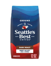 Seattle s Best Coffee, Post Alley, Dark Roast, Ground Coffee, 100 Arabica, 12 o