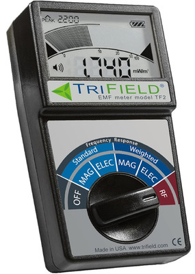 EMF Meter Model TF2   Made in USA - #1 Handheld EMF Detector for Magnetic/Electr