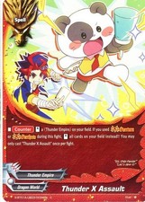 Buddyfight TCG card S-BT01A-UB03/0034EN C Thunder x Assault Buddy Lineage