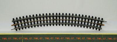 Vías férreas - JEP - LOT DE 6 GRAND RAIL COURBE - ECH:O, L=38cm