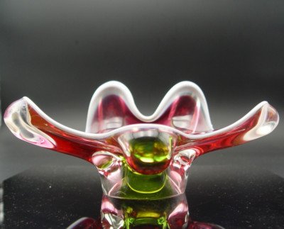 Große schwere Glas Schale - CHRIBSKA Ent.J. Hospodka 1,1 kg