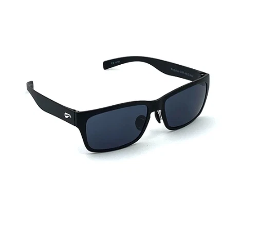 Flying Eyes Kingfisher Matte Black Frame Dark Solid Gray Lenses Pilot Sunglasses