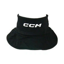 CCM Hockey Pro Cut Resistant Bibbed Neck Guard (NGPRO)-Black