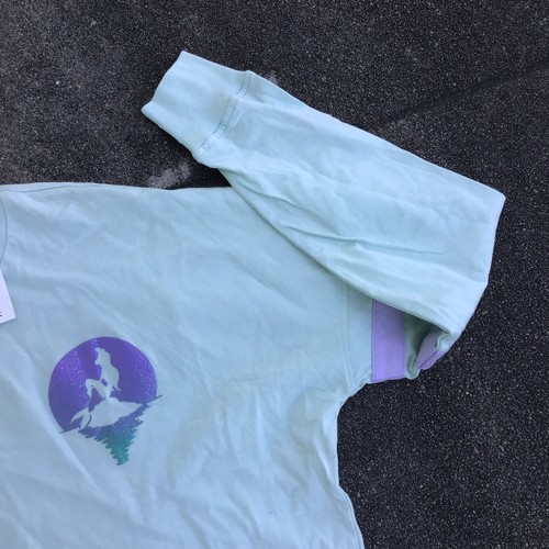 NWT Disney Small The Little Mermaid Atlantica Spell Out Disney Ombre Shirt - Bild 5 von 11