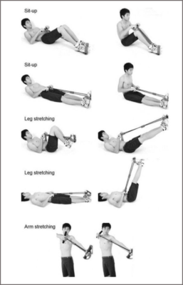 Spring exerciser body trimmer sales