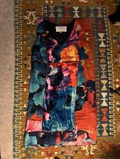 NWT Leifsdottir Floral Silk And Velvet  Anthropologie dress Sz 4
